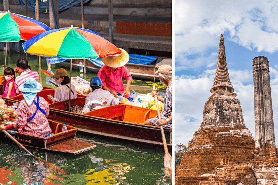 Mercado Flotante ayutthaya image